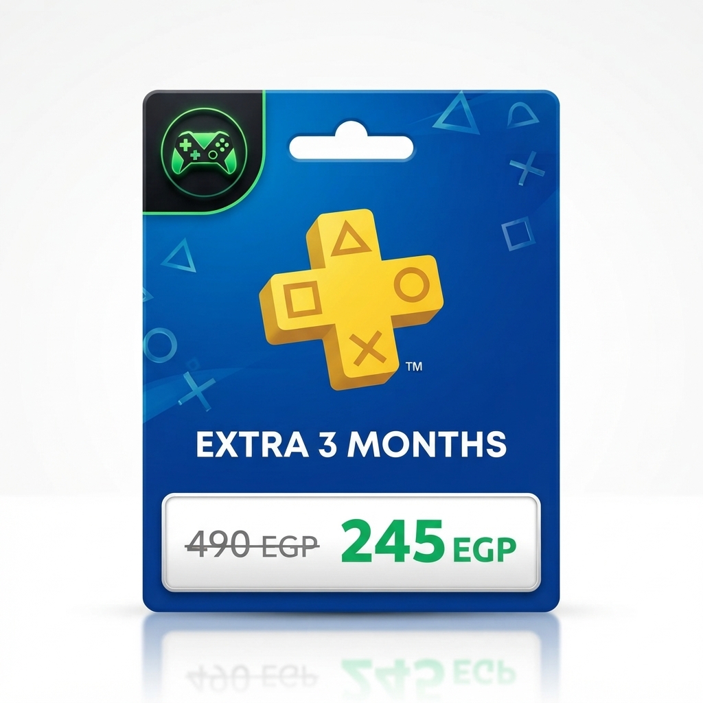 اشتراك PlayStation Plus Extra – 3 شهور